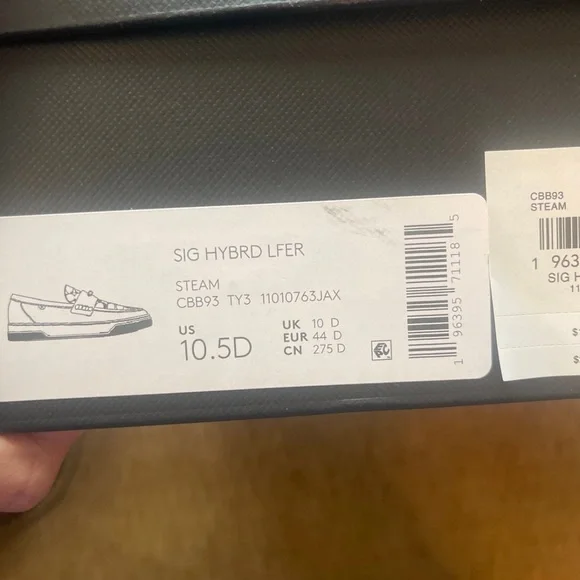 Coach Cream Loafers with Signature Pattern - Picture 9 of 10